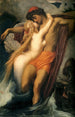 Le pêcheur et la sirène - Frederic Leighton — vista dell’opera