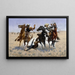Aider un camarade - Frederic Remington — quadro incorniciato alla parete