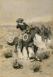 Jours sur la prairie, mains en l'air - Frederic Remington — vista dell’opera