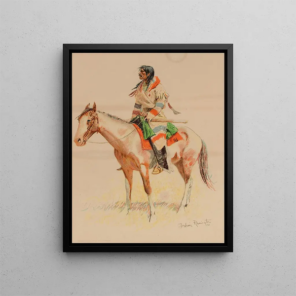 Métis - Frederic Remington — quadro incorniciato alla parete