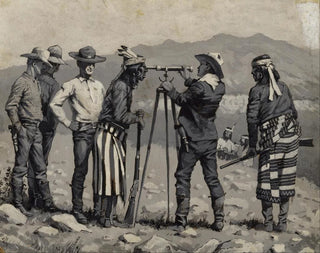 Guardare attraverso il telescopio - Frederic Remington — vista dell’opera