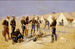 Rôtir le bœuf de Noël dans un camp de cavalerie - Frederic Remington — vista dell’opera