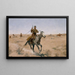 Le vol - Frederic Remington — quadro incorniciato alla parete