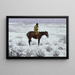 Il Guardiano del gregge - Frederic Remington — quadro incorniciato alla parete