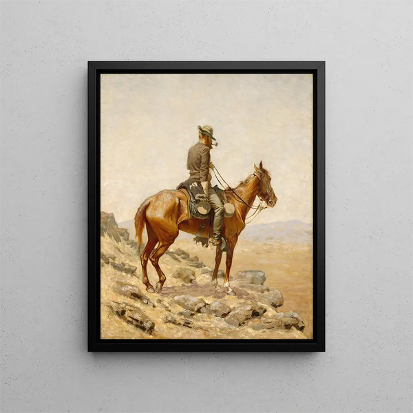 Le Belvédère - Frederic Remington — quadro incorniciato alla parete