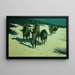 La pista del cavallo ferrato - Frederic Remington — quadro incorniciato alla parete