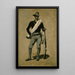 Soldat americano, guerra hispano-americana - Frederic Remington — quadro incorniciato alla parete