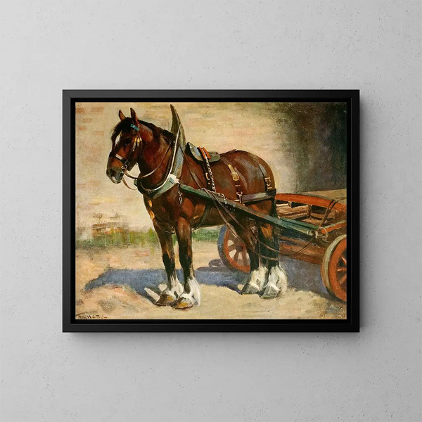 Un Clydesdale tipico - Frederic Whiting — quadro incorniciato alla parete