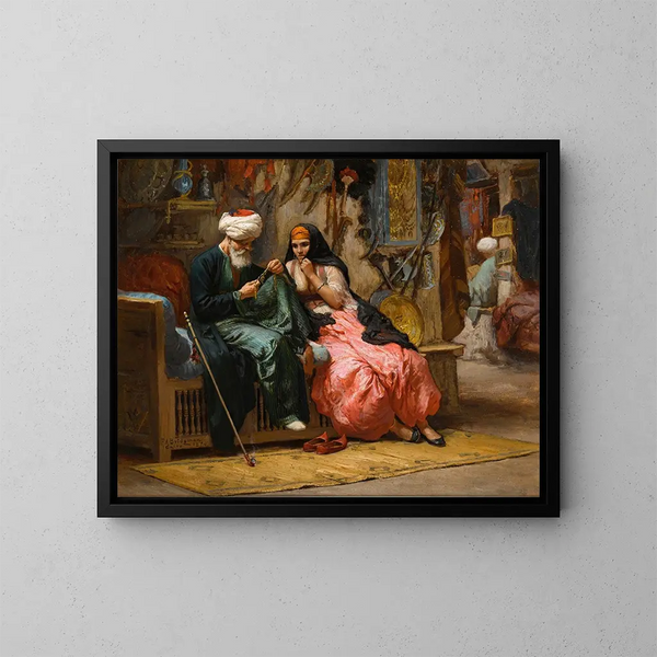 Un bijoux précieux - Frederick Arthur Bridgman — quadro incorniciato alla parete