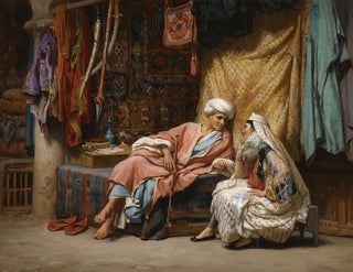 Frederick Arthur Bridgman - In The Souk Tunis.webp
