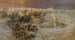 Faraone e il suo esercito inghiottiti dal Mar Rosso - Frederick Arthur Bridgman — vista dell’opera