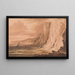 Culver Cliff, baia di Sandown, Isola di Wight - Frederick Calvert — quadro incorniciato alla parete