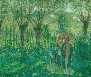 in passeggiata - Frederick Carl Frieseke — vista dell’opera