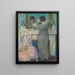 Fille se coiffant Fille arrangeant sa coiffure - Frederick Carl Frieseke — quadro incorniciato alla parete