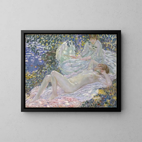 Estate - Frederick Carl Frieseke — quadro incorniciato alla parete