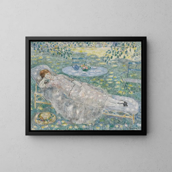 Taches solaires - Frederick Carl Frieseke — quadro incorniciato alla parete