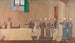 Orfanelle nella mensa di un ospedale che si dirigono al loro posto a tavola - Frederick Cayley Robinson — vista dell’opera