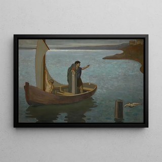Frederick Cayley Robinson - The departure.webp