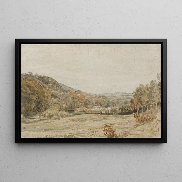 Frederick Christian Lewis the Elder - River Tamar near Endsleigh Devon.webp
