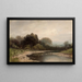 sul fiume Merced, California - Frederick Ferdinand Schafer — quadro incorniciato alla parete