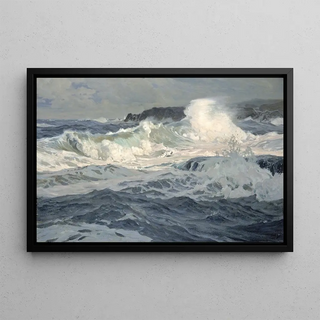 Frederick Judd Waugh - Southwesterly Gale St Ives.webp