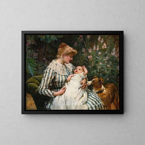 Ricordo amichevole - Frederick Morgan — quadro incorniciato alla parete