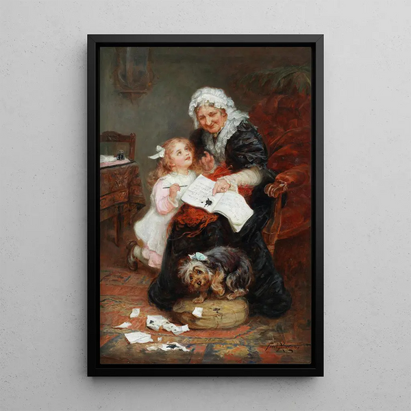 Frederick Morgan - The penitent puppy.webp