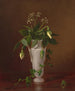 Myosotis e rose in un vaso - Frederick Stone Batcheller — vista dell’opera