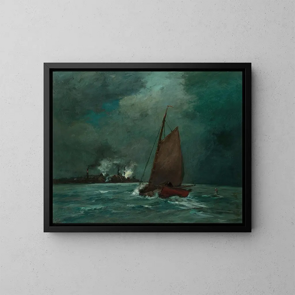 Baia dei Principi, Staten Island - Frederick W Kost — quadro incorniciato alla parete