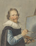Ritratto di Frederik Hendricksz Vroom al suo cavalletto - Frederik Hendricksz Vroom — vista dell’opera