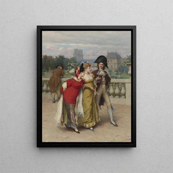 La promenade - Frederik Hendrik Kaemmerer — quadro incorniciato alla parete
