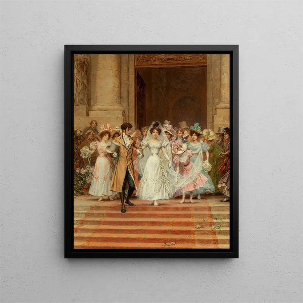 L'église nuptiale di St Roch Parigi - Frederik Hendrik Kaemmerer — quadro incorniciato alla parete