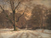 Paesaggio invernale, motivo di Jægersborg Dyrehave - Frederik Rohde — vista dell’opera