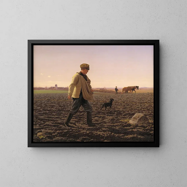 Un semeur - Frederik Vermehren — quadro incorniciato alla parete