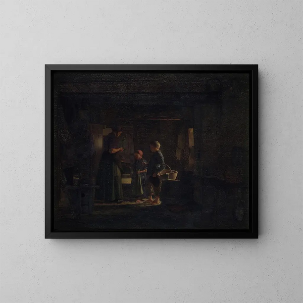 Alla ricerca dell'innocenza - Frederik Vermehren — quadro incorniciato alla parete
