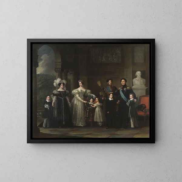 Famiglia Bernadotte - Fredric Westin — quadro incorniciato alla parete