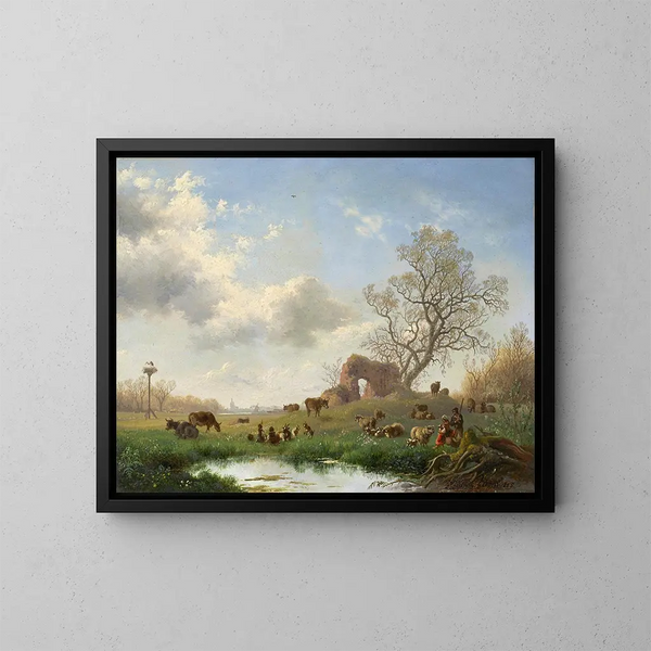 Avril - Fredrik Marinus Kruseman — quadro incorniciato alla parete