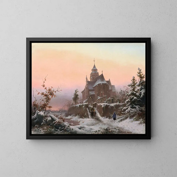 Dicembre - Fredrik Marinus Kruseman — quadro incorniciato alla parete