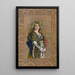 Sarah Bernhardt dans Gismonda - Ecole Française — quadro incorniciato alla parete
