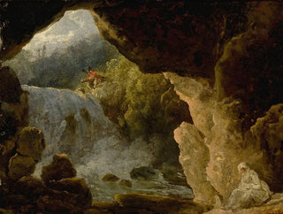 French School - The Cave Of Neptune At Tivoli.webp