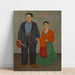 Riproduzione del dipinto Frida e Diego Rivera - Frida Kahlo