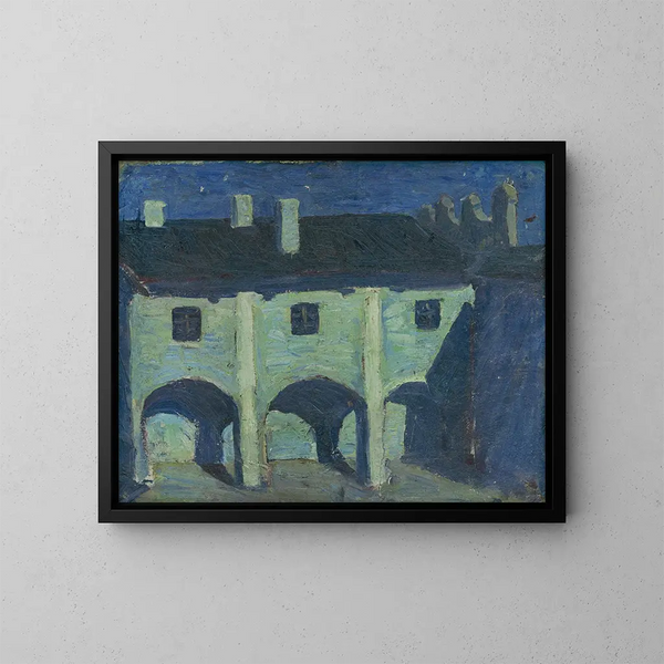 Nuovo ritratto della giovane ragazza - Frida Konstantin — quadro incorniciato alla parete