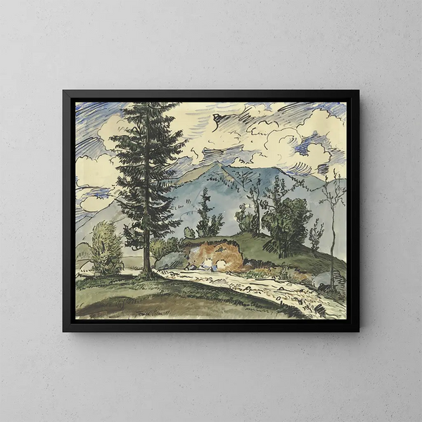 Au Hammersbach - Fried Stern — quadro incorniciato alla parete