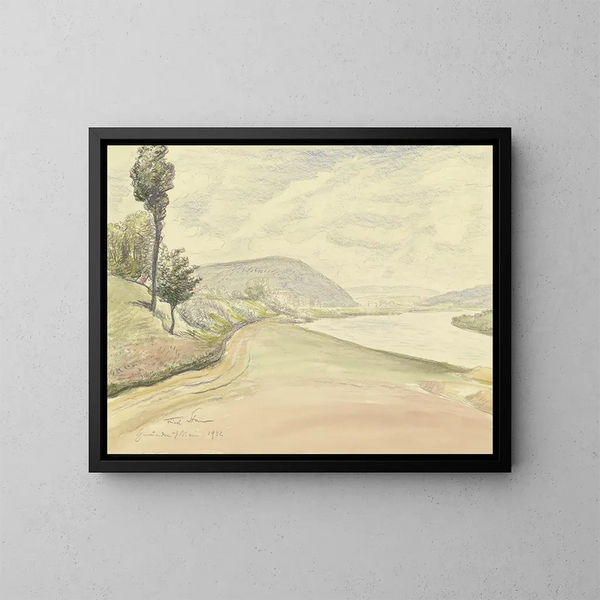 Gemünden sul Meno - Fried Stern — quadro incorniciato alla parete