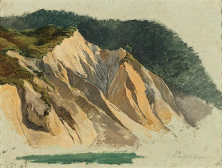 Friedrich August Matthias Gauermann - A Rock Ruin near Wildalpen.webp