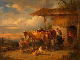 Friedrich August Matthias Gauermann - Dorfschmiede.webp