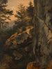Paesaggio con parete rocciosa Dürre Wand - Friedrich August Matthias Gauermann — vista dell’opera