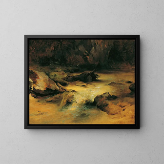 Friedrich August Matthias Gauermann - Wildbach.webp