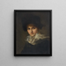 Ritratto di una dama - Friedrich August von Kaulbach — quadro incorniciato alla parete