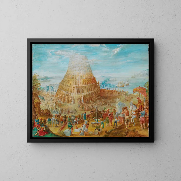 La Tour de Babel - Friedrich Brentel — quadro incorniciato alla parete